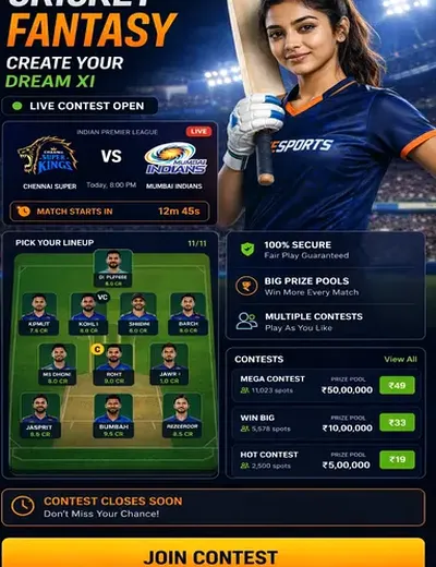 Inbetz (inbetzapk) fantasy cricket & matchday visual 3